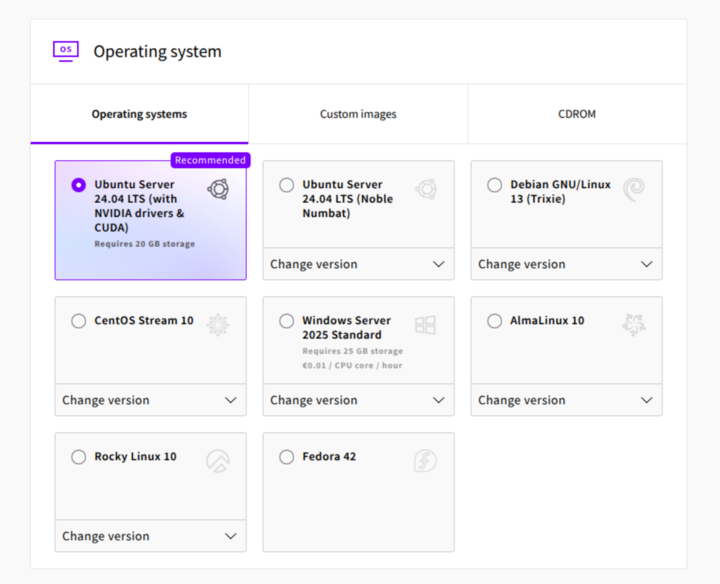 We picked Ubuntu as our OS